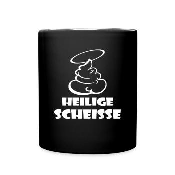 Holy shit - Holy Shit - Full Colour Mug - black - Front