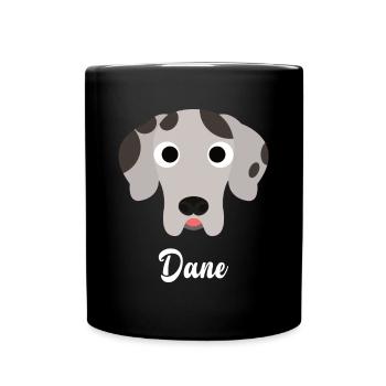 Dane - Great Dane - Full Colour Mug - black - Front
