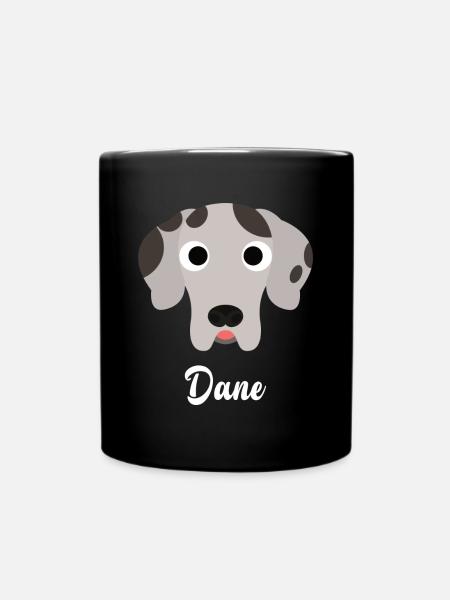 Dane - Great Dane - Full Colour Mug - black