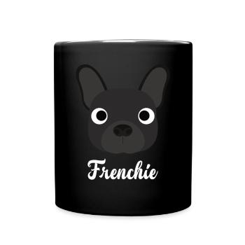 French Bulldog - Frenchie - Full Colour Mug - black - Front