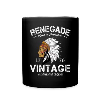 Indien Plume Amérindienne Cadeau - Mug uni - noir - Devant