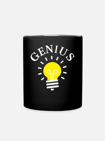 GENIUS SHIRT - Tasse einfarbig - Schwarz