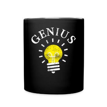 génie - Mug uni - noir - Devant