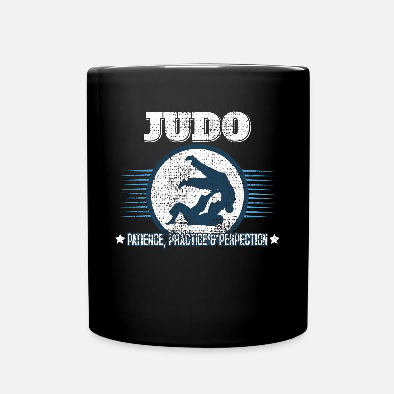 JUDO SHIRT - Tasse einfarbig - Schwarz