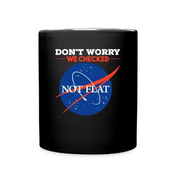 Science Physics Vol spatial - Mug uni - noir - Devant