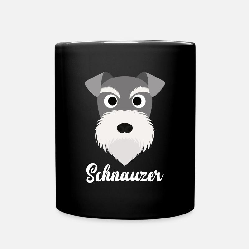 Schnauzer - Miniature Schnauzer - Full Colour Mug - black