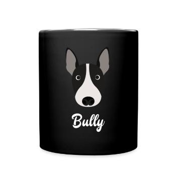 Bully - English Bull Terrier - Full Colour Mug - black - Front