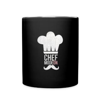 Chef Mone On I cook cook cooking profession - Full Colour Mug - black - Front