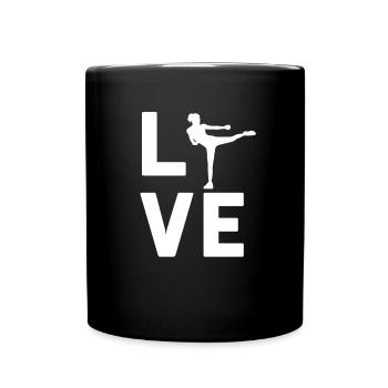PILOXING LOVE - Graphic Shirt - Tasse einfarbig - Schwarz - Vorne