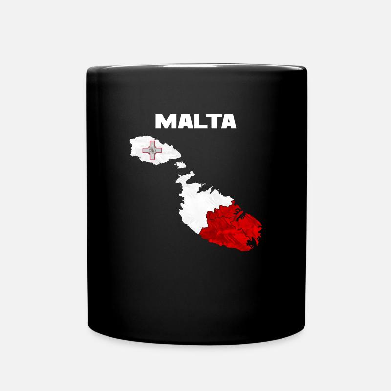 Malta - Tasse einfarbig - Schwarz