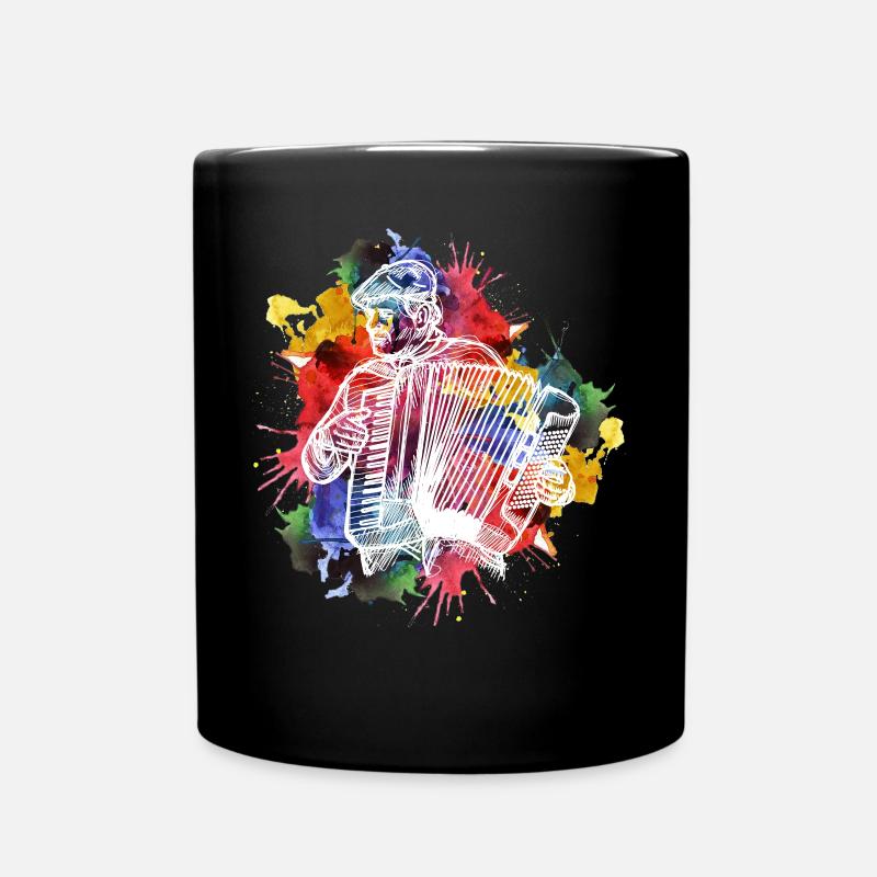 accordéon - Mug uni - noir