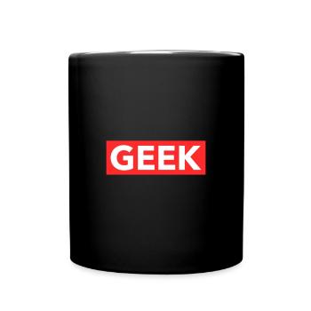 Geek - Tasse einfarbig - Schwarz - Vorne