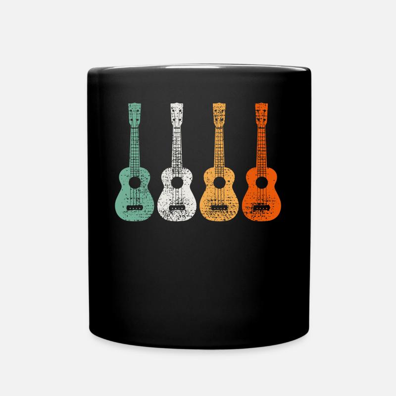 ukulélé - Mug uni - noir