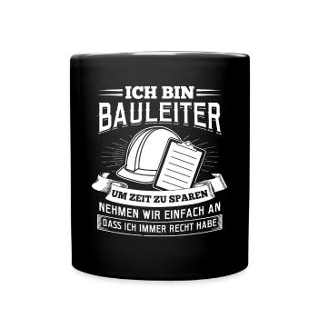 Je suis un gestionnaire de site - Mug uni - noir - Devant