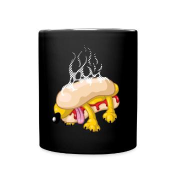 Hot dog - Full Colour Mug - black - Front