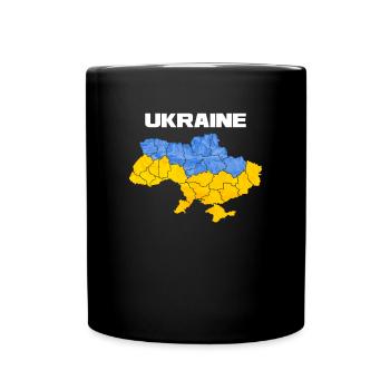 Ukraine - Mug uni - noir - Devant
