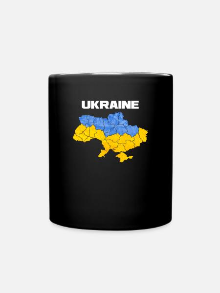 Ukraine - Full Colour Mug - black
