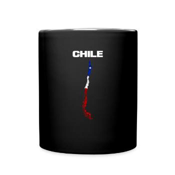 Chile - Tasse einfarbig - Schwarz - Vorne