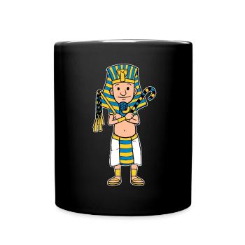 Idée cadeau pharaon égyptien roi pharaon - Mug uni - noir - Devant