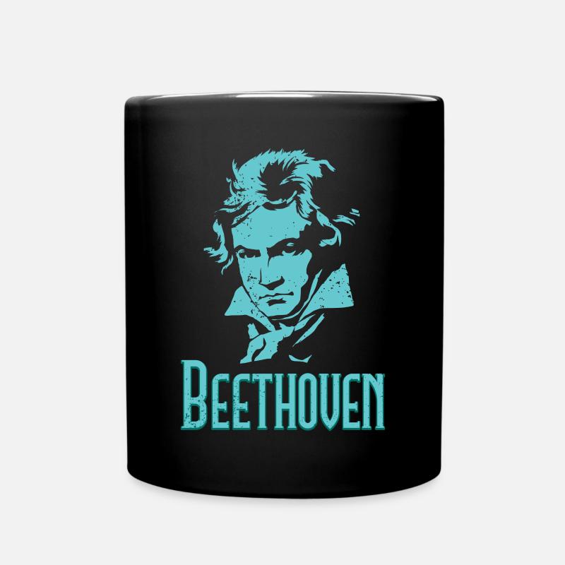 Beethoven - Full Colour Mug - black