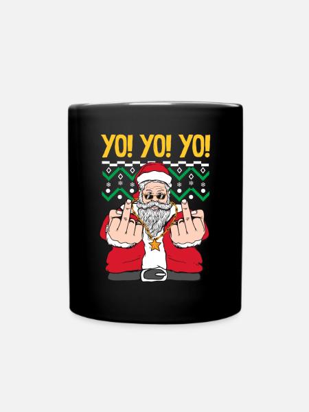 Père Noël Père Noël - Mug uni - noir