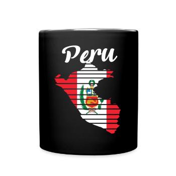 Peru - Full Colour Mug - black - Front