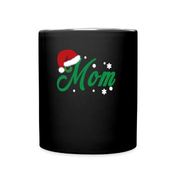 Christmas mom - Full Colour Mug - black - Front