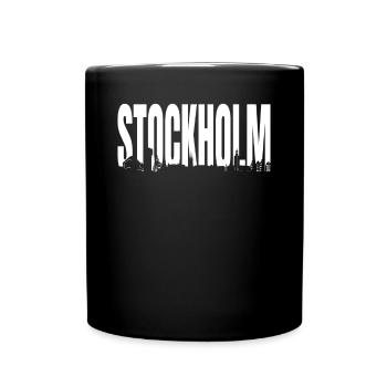 Stockholm - Mug uni - noir - Devant
