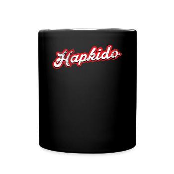 hapkido - vintage & distressed - Full Colour Mug - black - Front