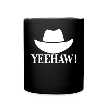 CHEMISE DE COWBOY - Mug uni - noir - Devant