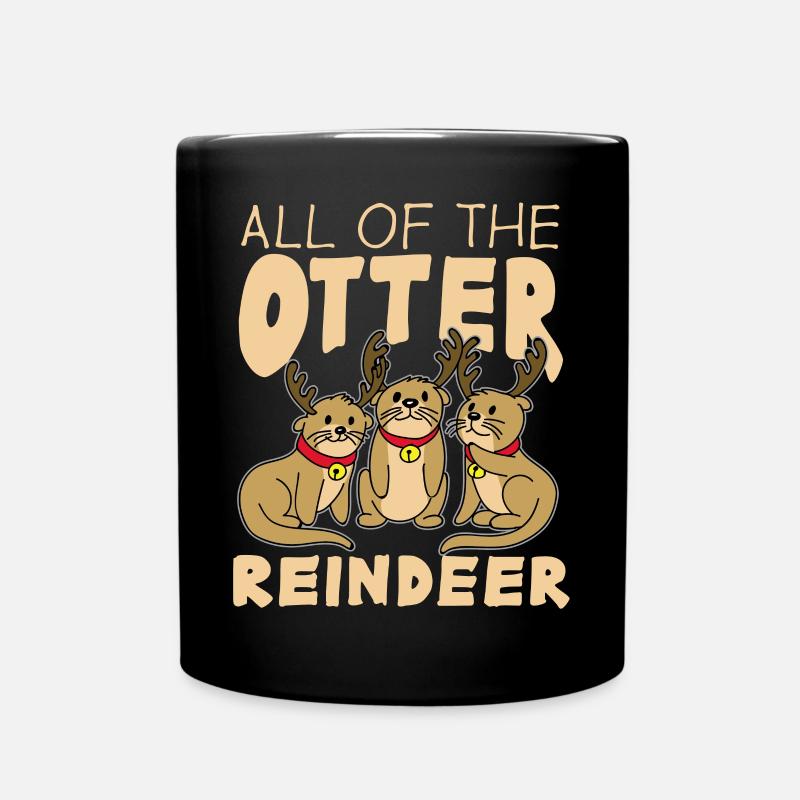 loutre - Mug uni - noir