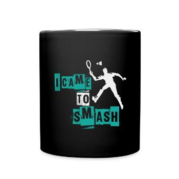 Badminton badminton - Mug uni - noir - Devant