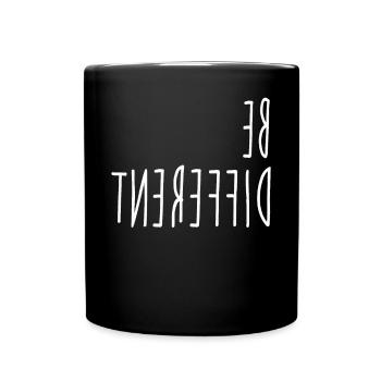 BE DIFFERENT SHIRT - Tasse einfarbig - Schwarz - Vorne