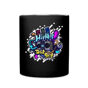 Hip hop - Mug uni - noir - Devant