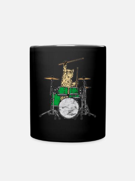 drummer - Full Colour Mug - black
