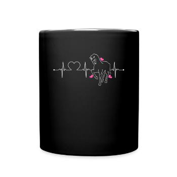horse - Full Colour Mug - black - Front