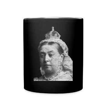 Queen Victoria - Full Colour Mug - black - Front