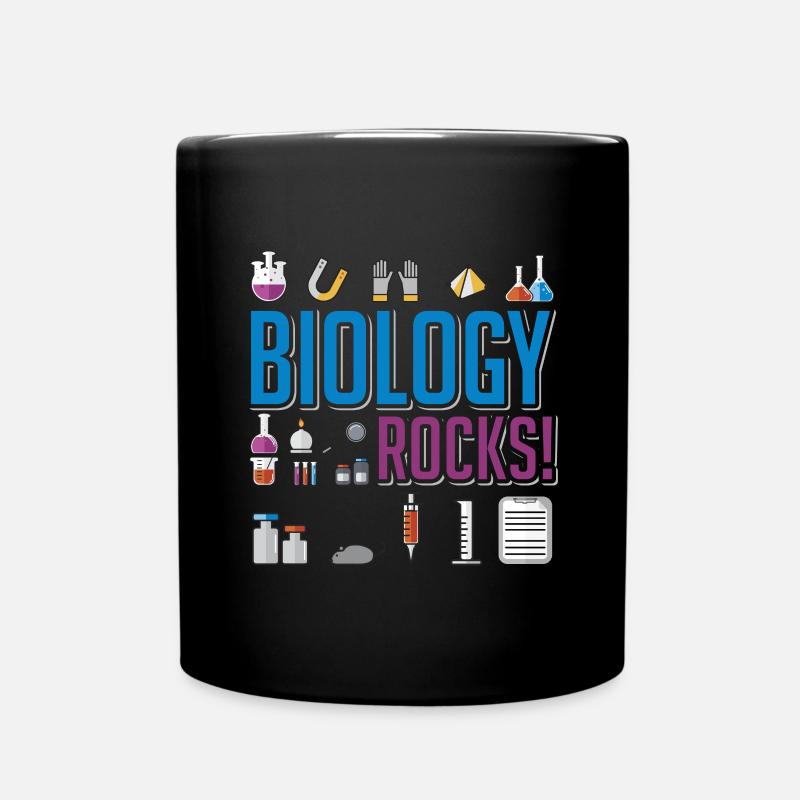 Biologie Rocks - Tasse einfarbig - Schwarz