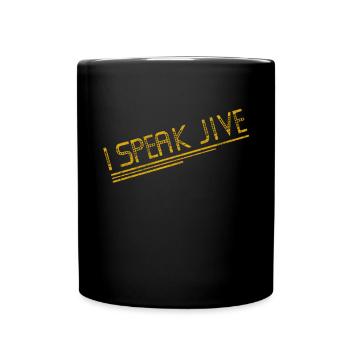 I Speak Jive Vintage - Mug uni - noir - Devant