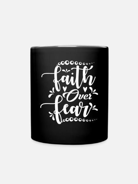 Jésus Christ Jésus Poisson Bible Religion Présente - Mug uni - noir