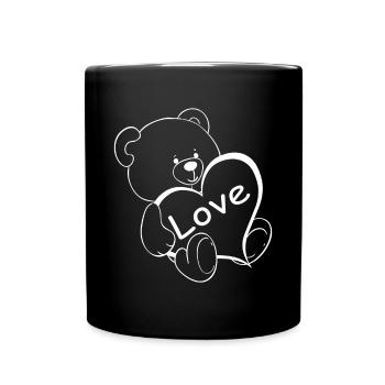 Cher Teddi - Love Teddi - Mug uni - noir - Devant