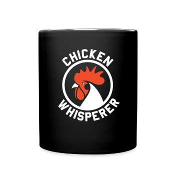 The Chicken Whisperer - Tasse einfarbig - Schwarz - Vorne