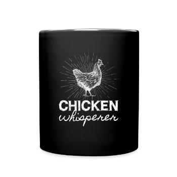 The Chicken Whisperer Thanksgiving - Full Colour Mug - black - Front