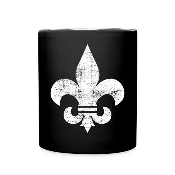 FLEUR DE LIS Tee Shirt - Full Colour Mug - black - Front