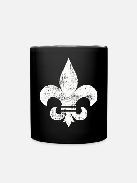 FLEUR DE LIS T Shirt - Tasse einfarbig - Schwarz