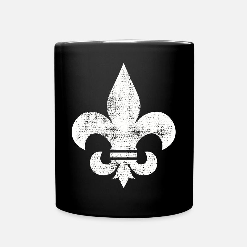 FLEUR DE LIS T Shirt - Tasse einfarbig - Schwarz