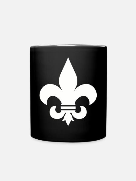 FLEUR DE LIS SHIRT - Tasse einfarbig - Schwarz