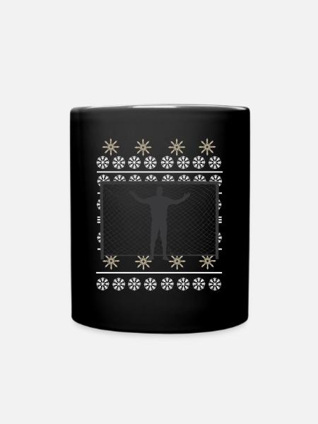 Handball Handballtorwart Geschenk Weihnachten - Tasse einfarbig - Schwarz
