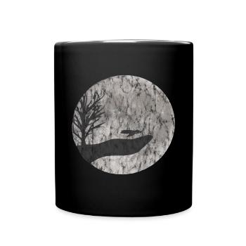 Moustique dessin Look used - Mug uni - noir - Devant