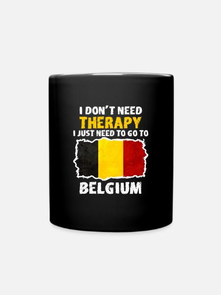 Belgium - Full Colour Mug - black